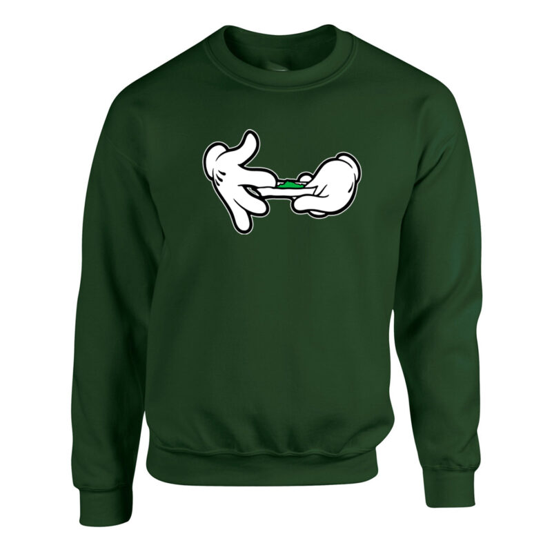 Hands Rolling Unisex Sweatshirt - Image 4