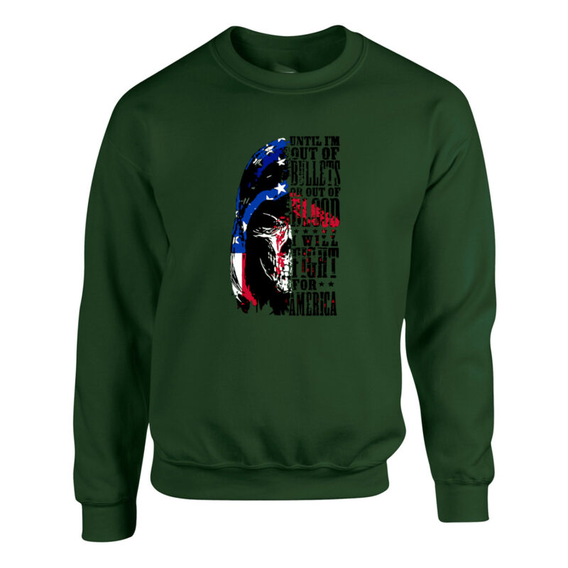 Bullets and Blood Unisex Sweatshirt - Image 2