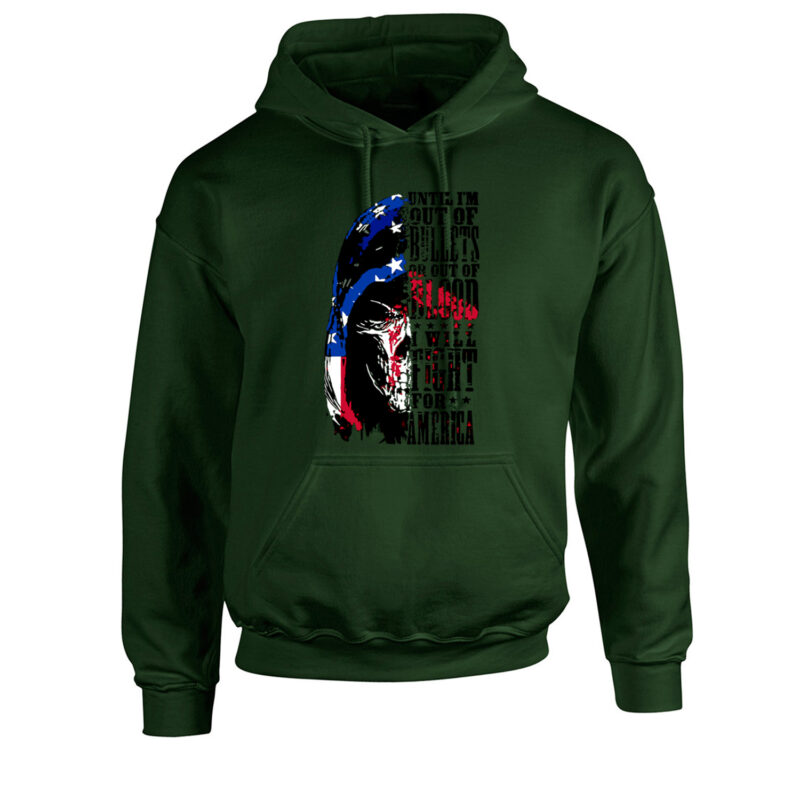 Bullets and Blood Unisex Hoodie - Image 3