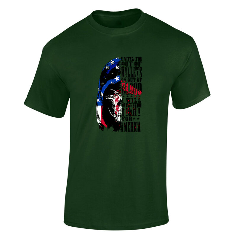 Bullets and Blood Men's T-Shirt - Image 3