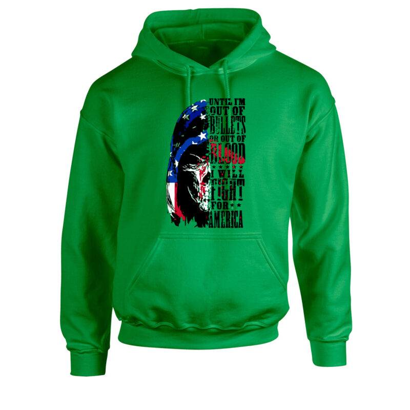 Bullets and Blood Unisex Hoodie - Image 4