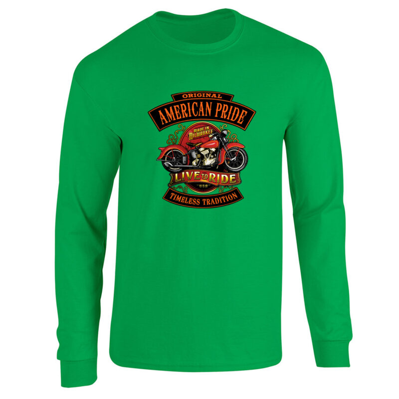 American Pride Live To Ride Long Sleeve Tee