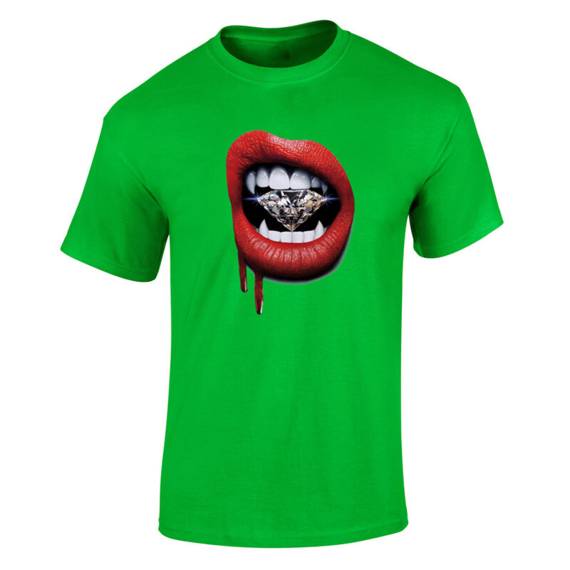 Lips Diamond Vampire Men's T-Shirt - Image 5