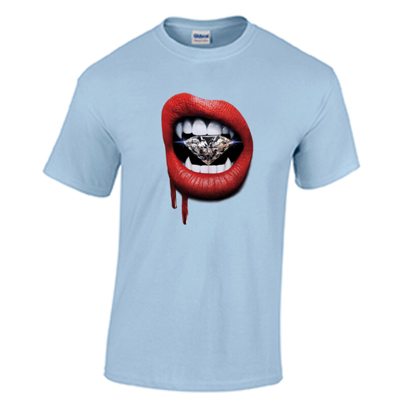 Lips Diamond Vampire Men's T-Shirt - Image 6