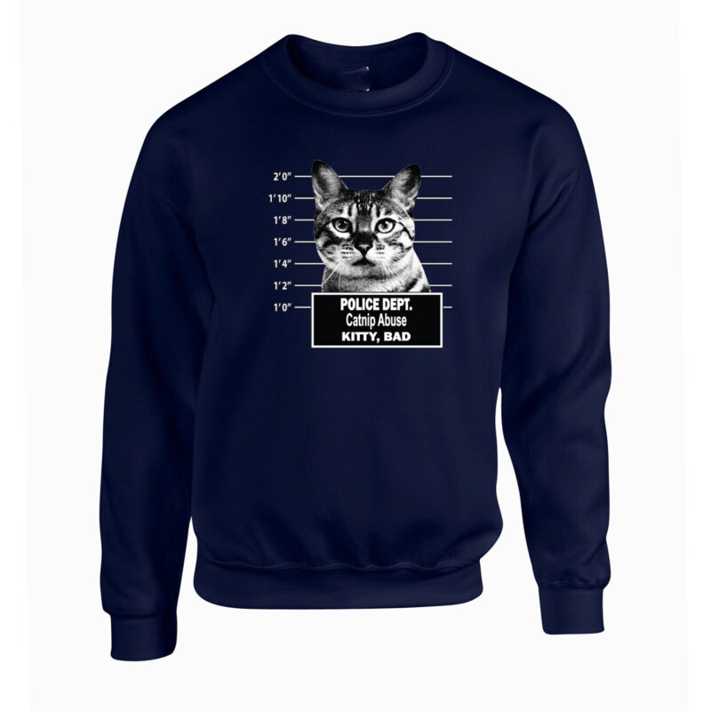 Catnip Abuse Unisex Crew Neck Sweatshirt