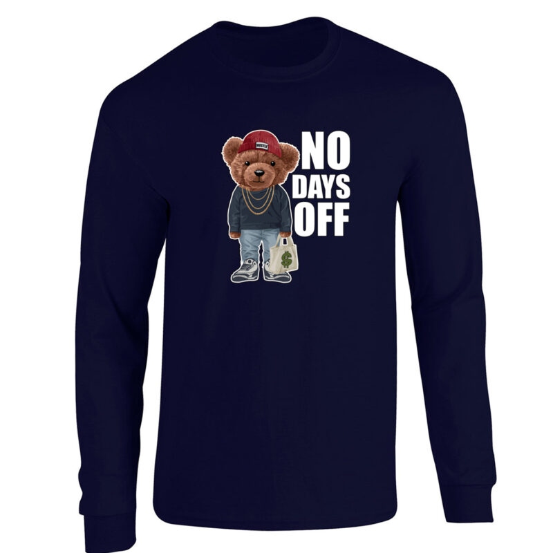 No Days Off Long Sleeve Tee