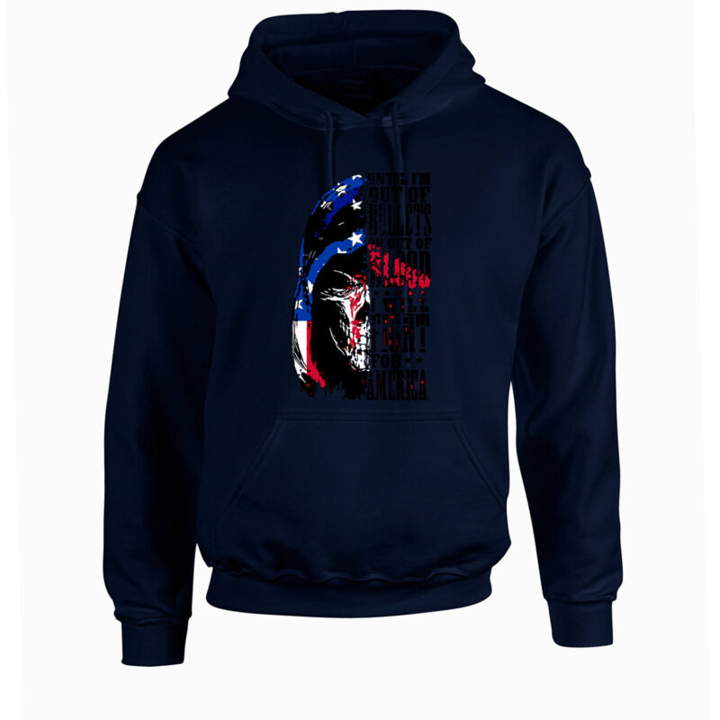 Bullets and Blood Unisex Hoodie - Image 6