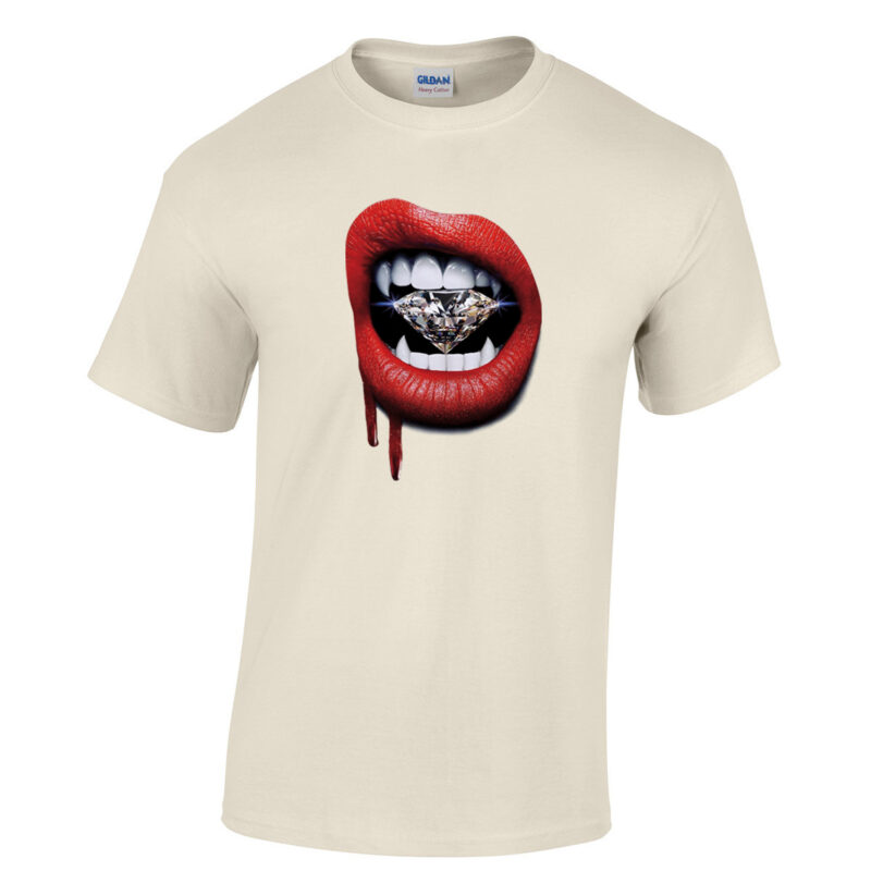 Lips Diamond Vampire Men's T-Shirt - Image 7