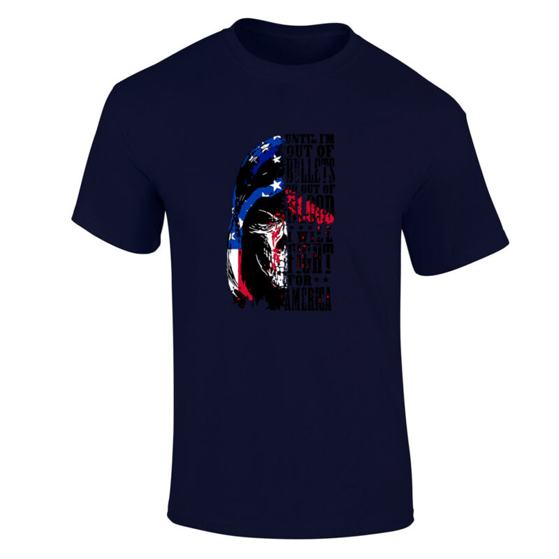 Bullets and Blood Men's T-Shirt - Image 7