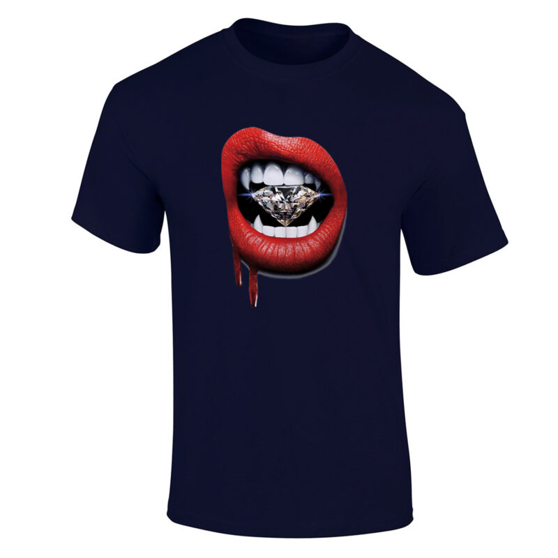 Lips Diamond Vampire Men's T-Shirt - Image 8