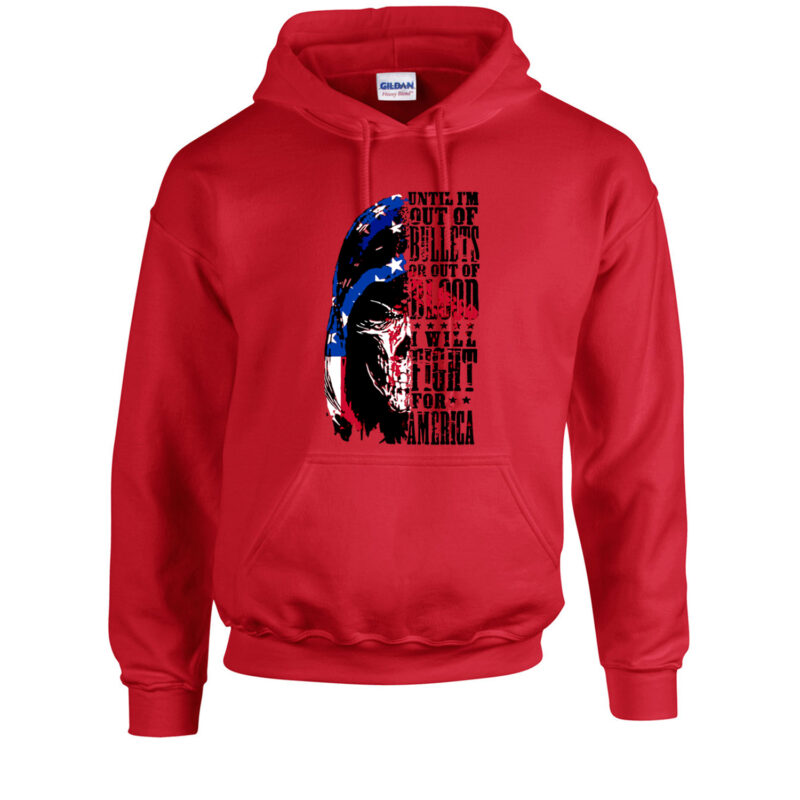 Bullets and Blood Unisex Hoodie - Image 7