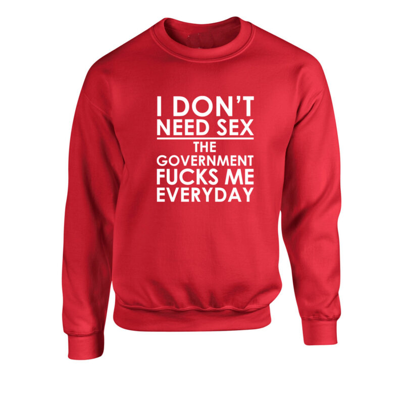 I Don't Need Sex... Unisex Sweatshirt