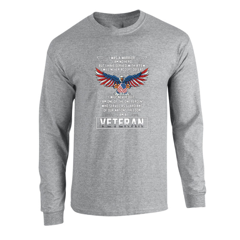 I Am a Veteran Long Sleeve Tee