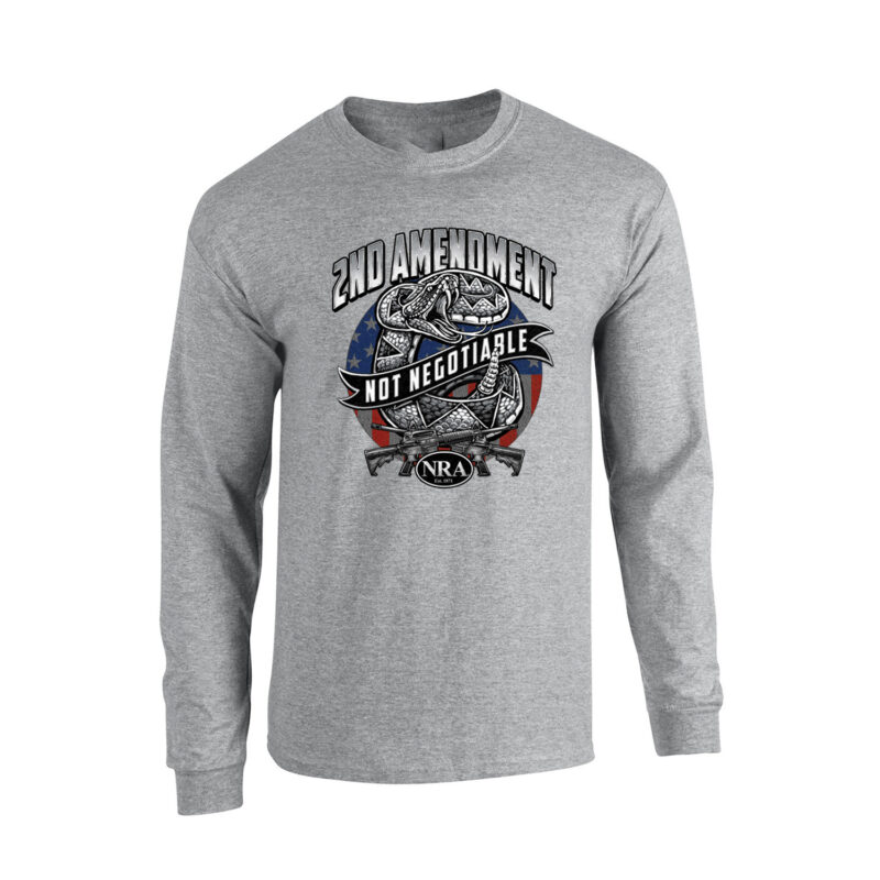 2nd Amendment Not Negotiable Long Sleeve T-Shirt