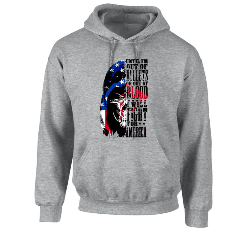 Bullets and Blood Unisex Hoodie - Image 8