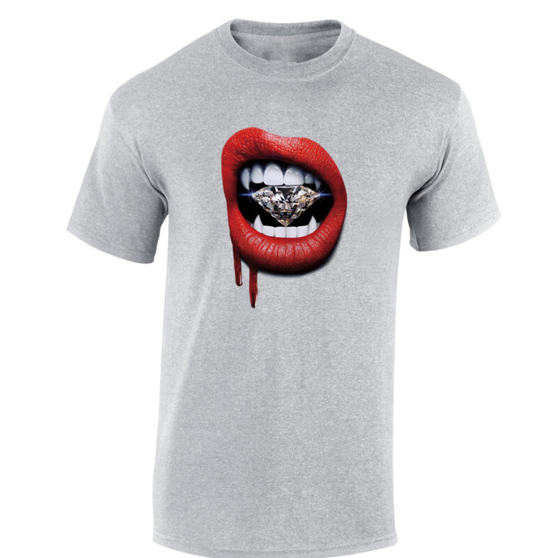 Lips Diamond Vampire Men's T-Shirt - Image 10