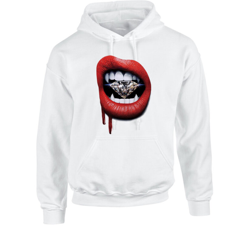 Lips Diamond Vampire Unisex Hoodie