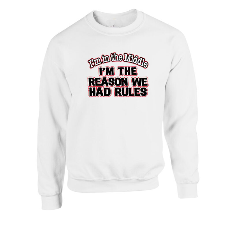 I'm in the Middle... Unisex Crew Neck Sweatshirt