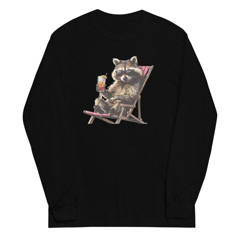 Coon on Vacation Unisex Long Sleeve Tee - Image 2