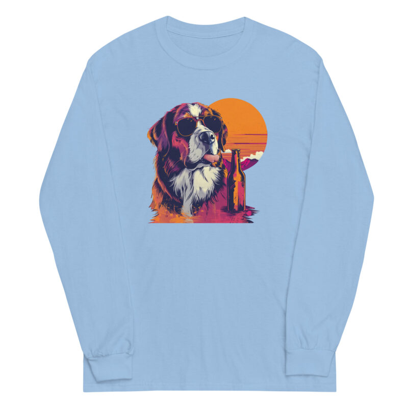 Saint Bernard Sunset Long Sleeve Tee - Image 4