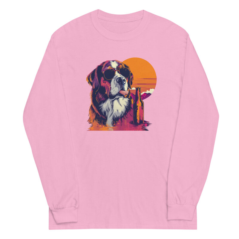 Saint Bernard Sunset Long Sleeve Tee - Image 6