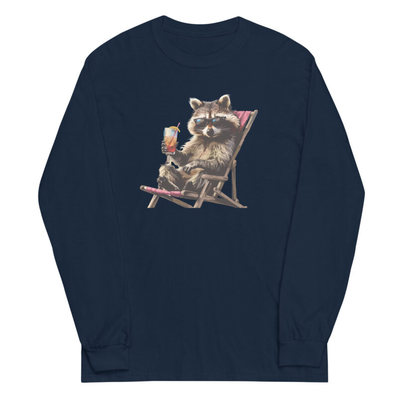 Coon on Vacation Unisex Long Sleeve Tee - Image 3