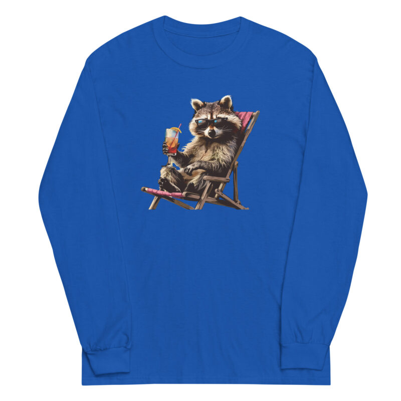 Coon on Vacation Unisex Long Sleeve Tee - Image 5