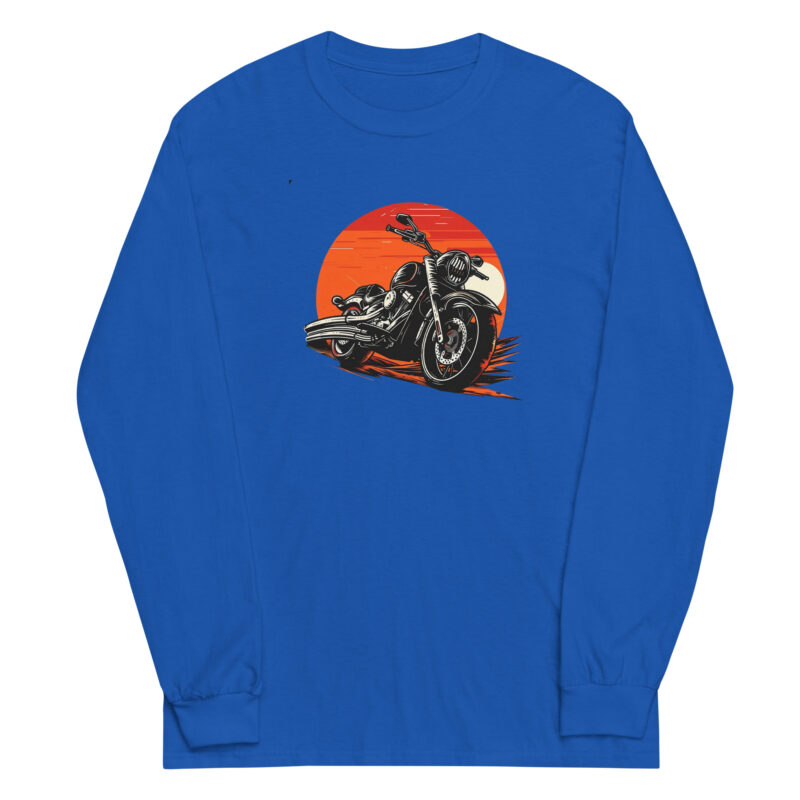 Vintage Motorcycle Long Sleeve Tee - Image 4