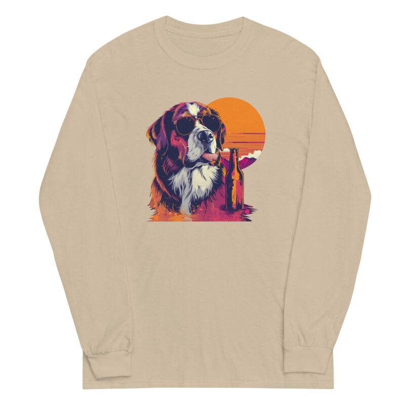 Saint Bernard Sunset Long Sleeve Tee - Image 5