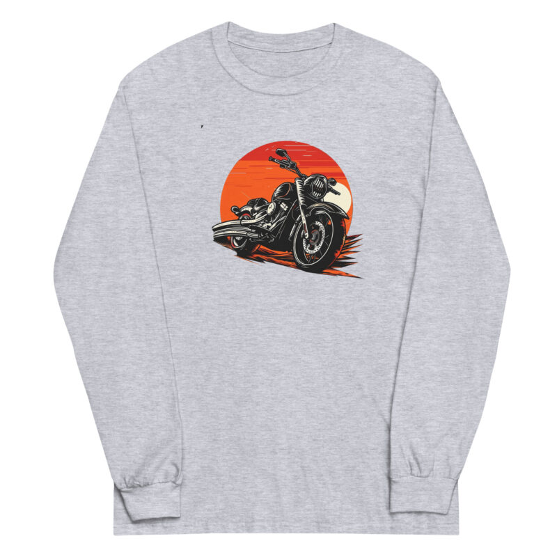 Vintage Motorcycle Long Sleeve Tee - Image 5