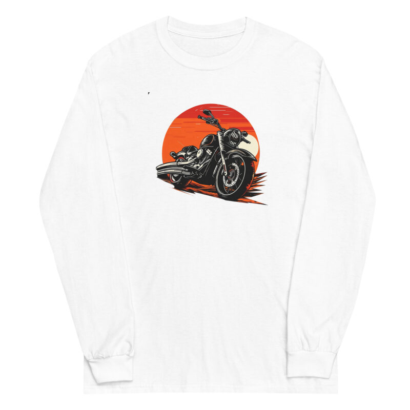 Vintage Motorcycle Long Sleeve Tee - Image 7