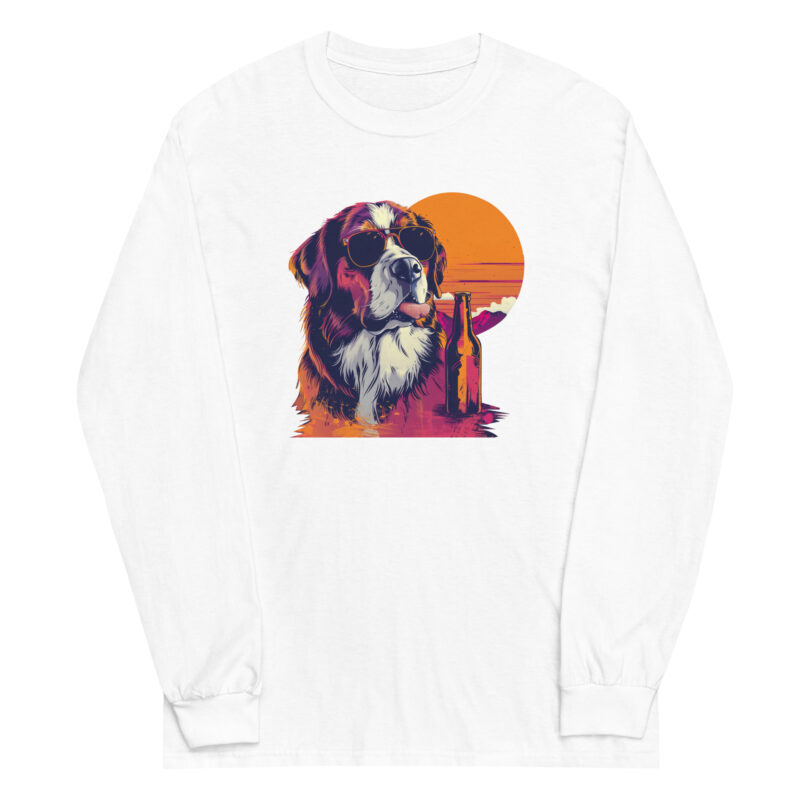 Saint Bernard Sunset Long Sleeve Tee - Image 7