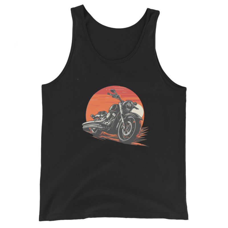 Vintage Motorcycle Men's Tank Top - Image 2