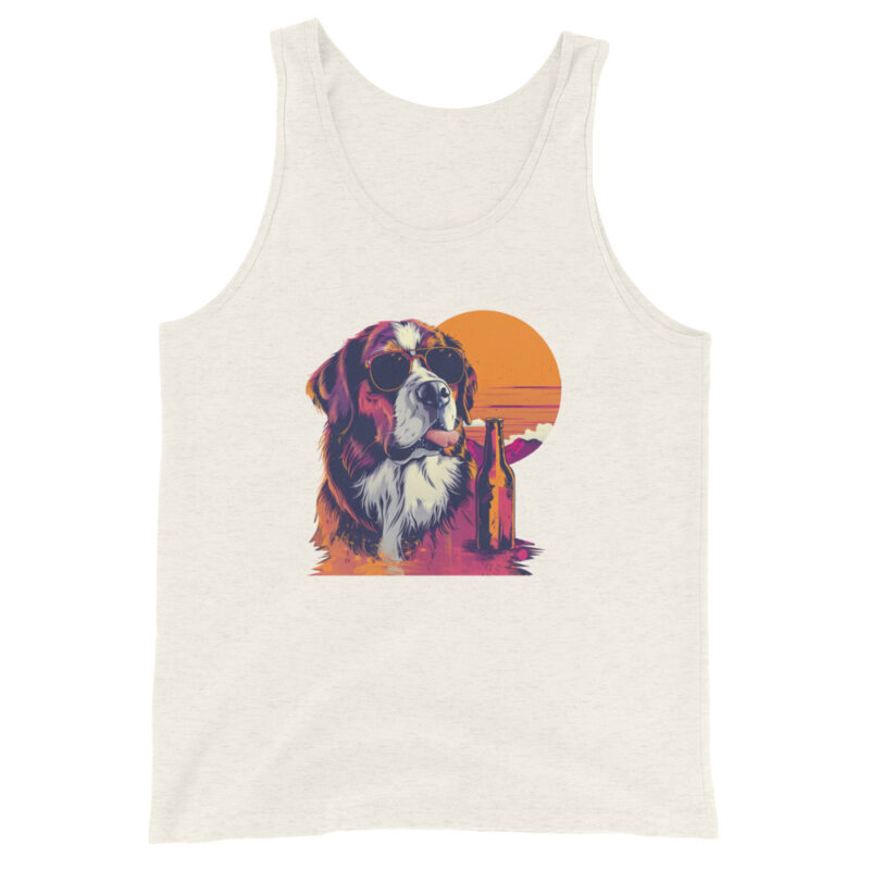 Saint Bernard Sunset Men's Tank Top