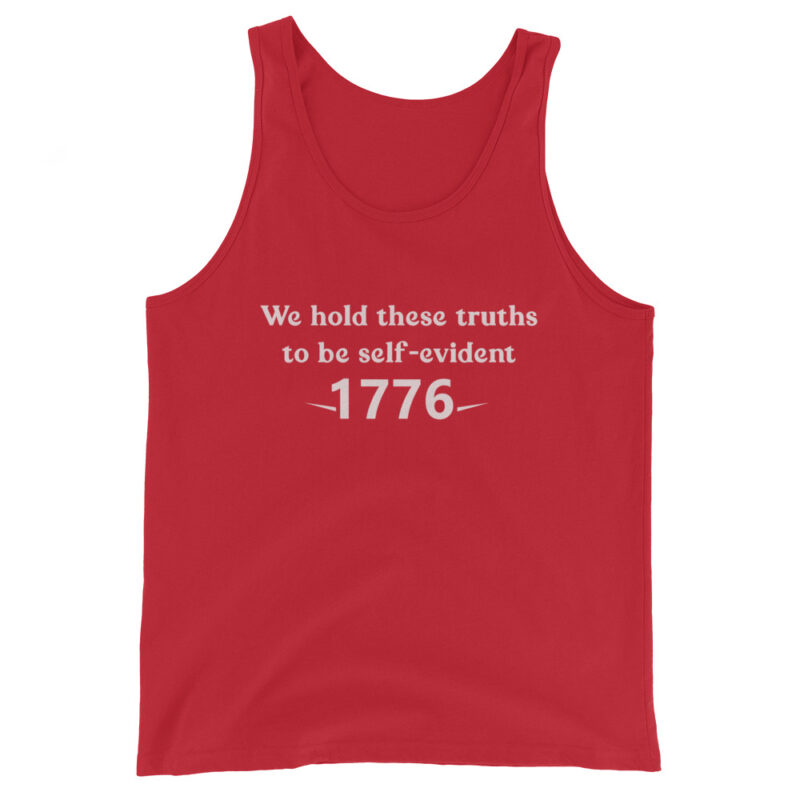 We hold these truths to be self-evident - 1776 Men's Tank - Image 3