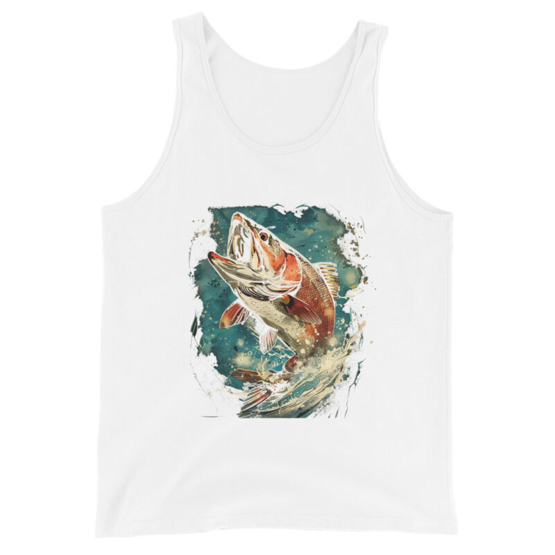 Jumping Salmon Men's Tank Top - Image 4