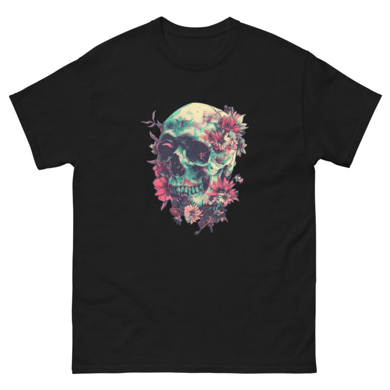 Floral Skull Men's T-Shirt - Image 2