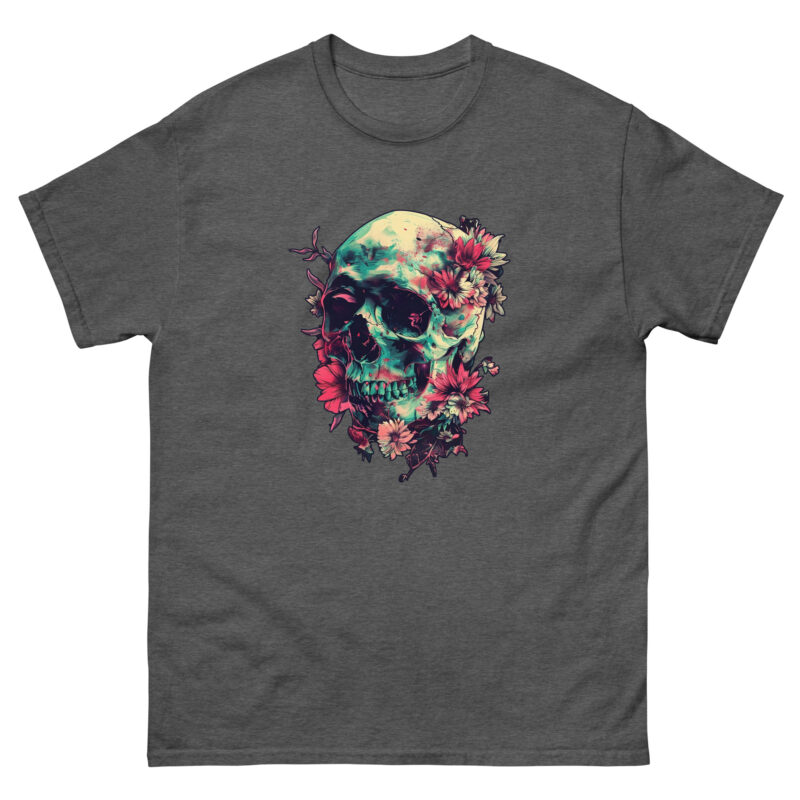 Floral Skull Men's T-Shirt - Image 4