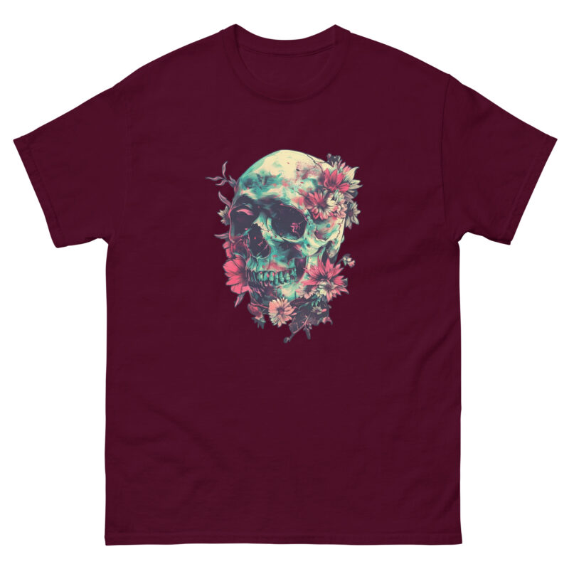 Floral Skull Men's T-Shirt