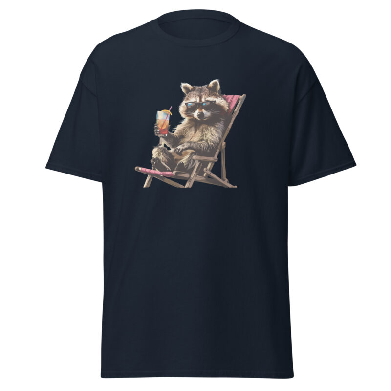 Coon on Vacation Men’s T-Shirt - Image 3