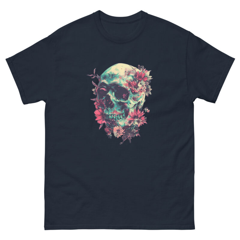 Floral Skull Men's T-Shirt - Image 3