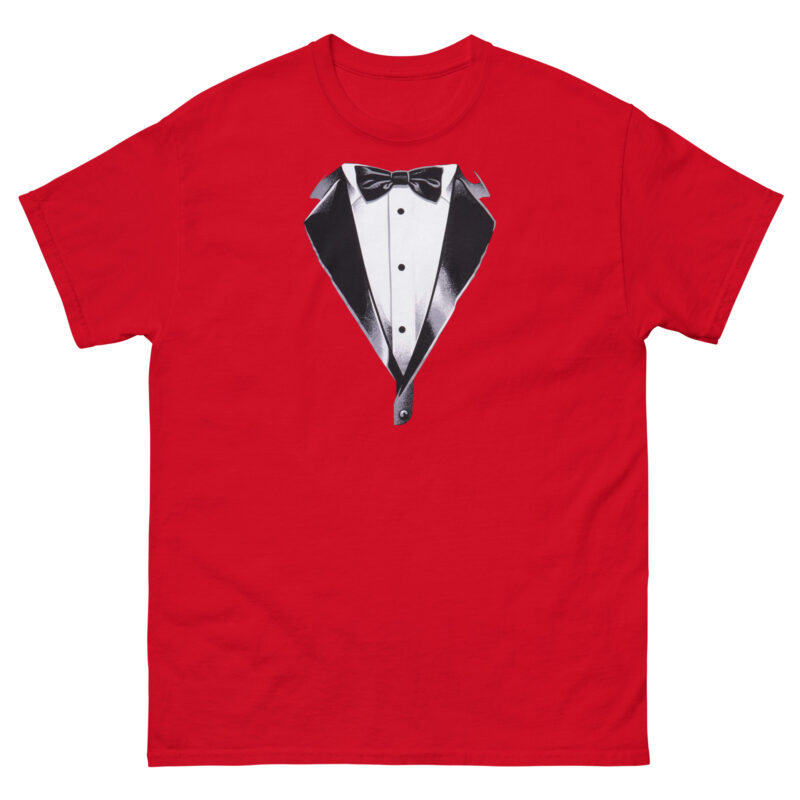 Elegant Tuxedo Graphic T-Shirt - Unisex 100% Cotton Classic Tee - Image 3