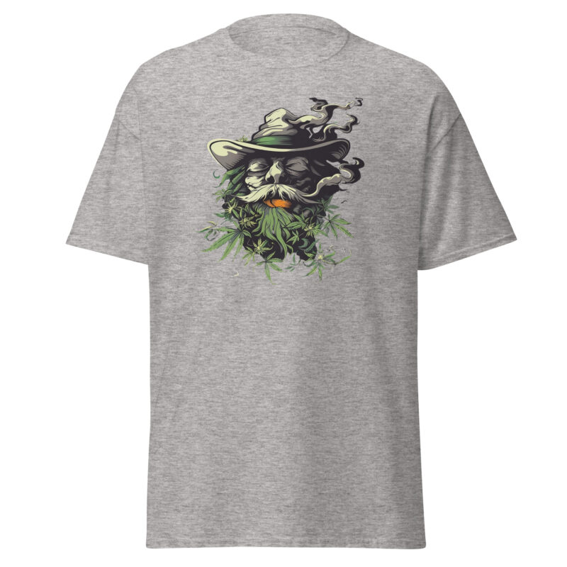 Smoking Wizard Unisex Cotton Tee - Image 4