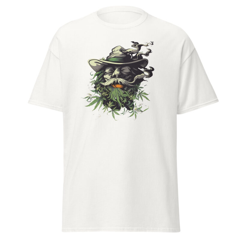 Smoking Wizard Unisex Cotton Tee - Image 8