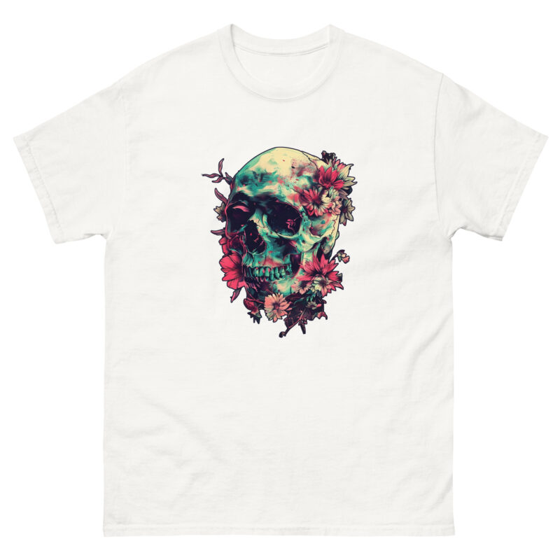 Floral Skull Men's T-Shirt - Image 5