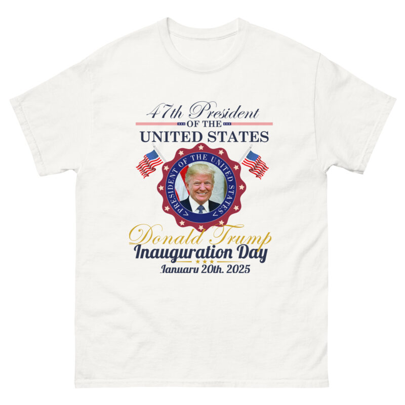 Donald Trump 47th President Inauguration Day T-Shirt – 100% Cotton Unisex Tee