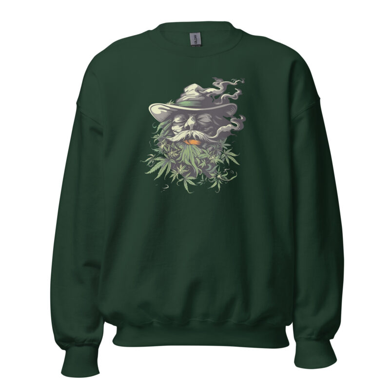 Smoking Wizard Unisex Sweatshirt