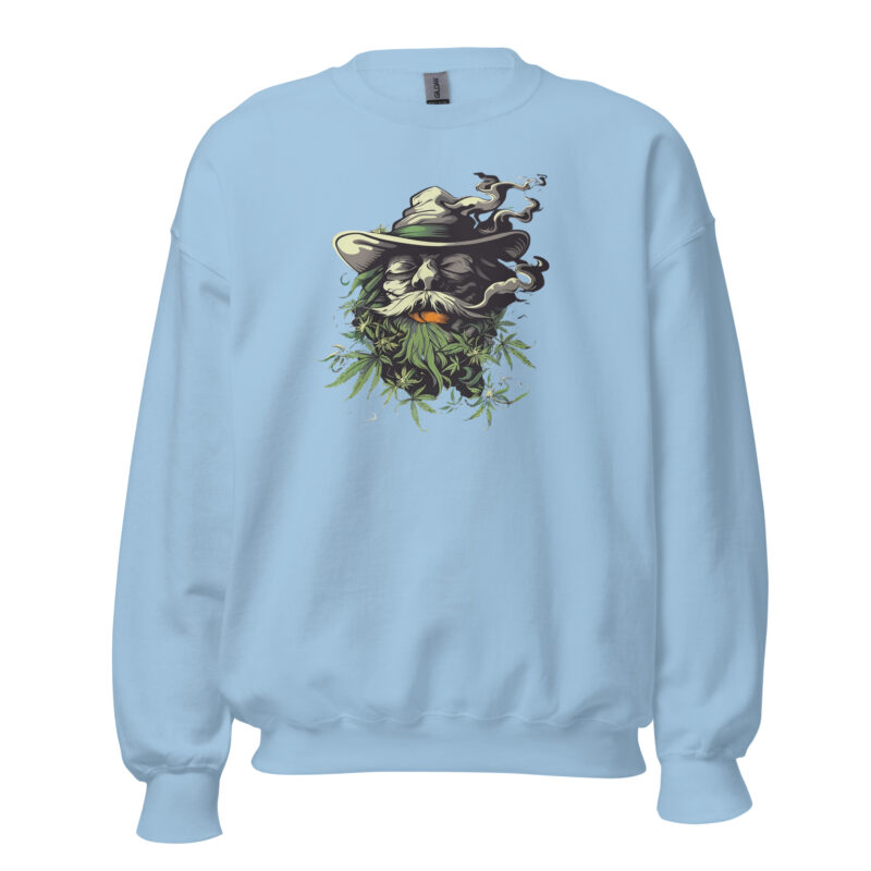 Smoking Wizard Unisex Sweatshirt - Image 3