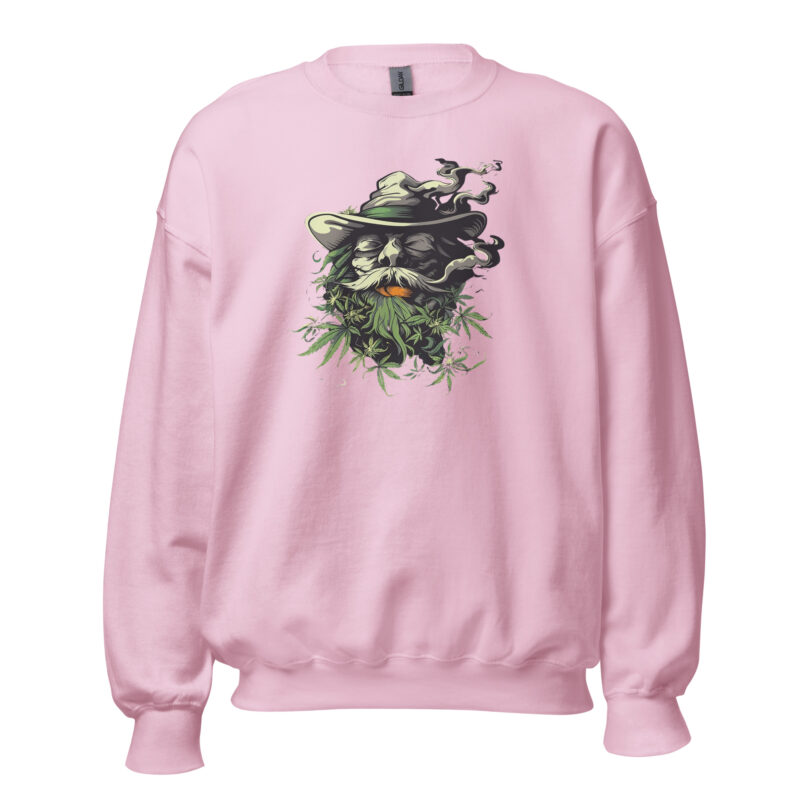 Smoking Wizard Unisex Sweatshirt - Image 6