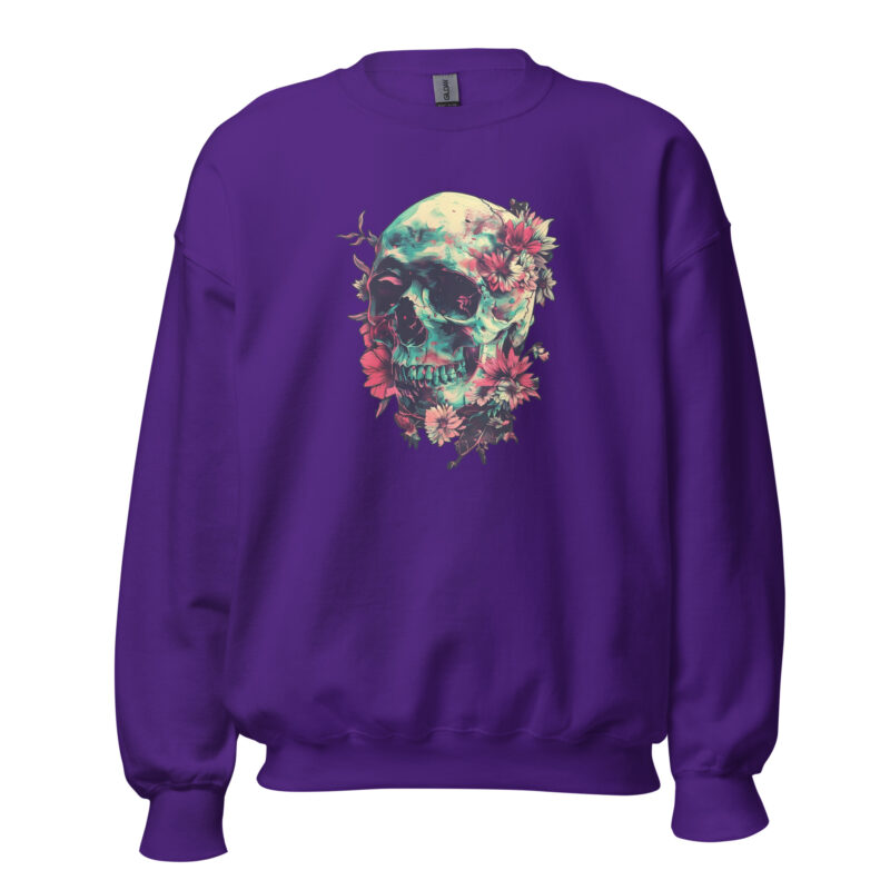 Floral Skull Unisex Sweatshirt